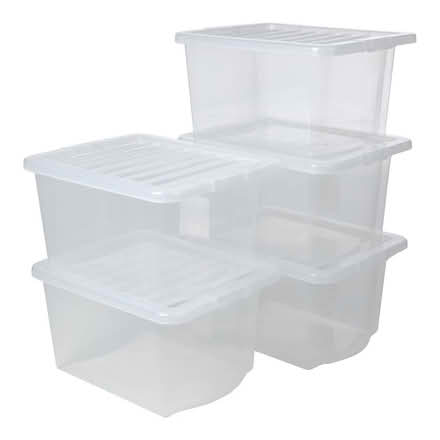 Photo of largish storage boxes with lids (DE72) #2