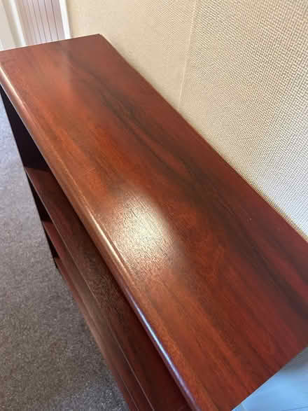 Photo of free Wooden Three Shelved Bookcase (Colinton Mains EH13) #3