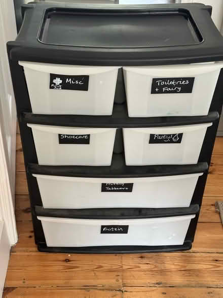 Photo of free Plastic drawers. (Nunhead SE15) #2