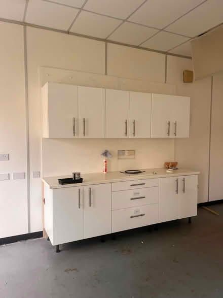 Photo of free Kitchen units white and work top (Upper Heyford OX25) #1