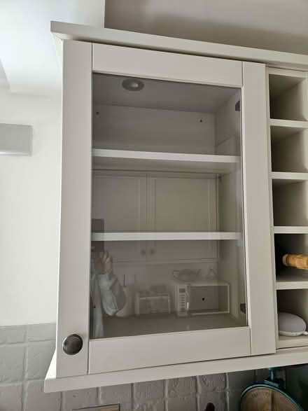 Photo of free Glazed front kitchen cabinet and wine rack (Kendal LA9) #1