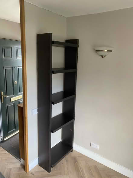 Photo of free Habitat shelving unit - black (Cobham, KT11) #2