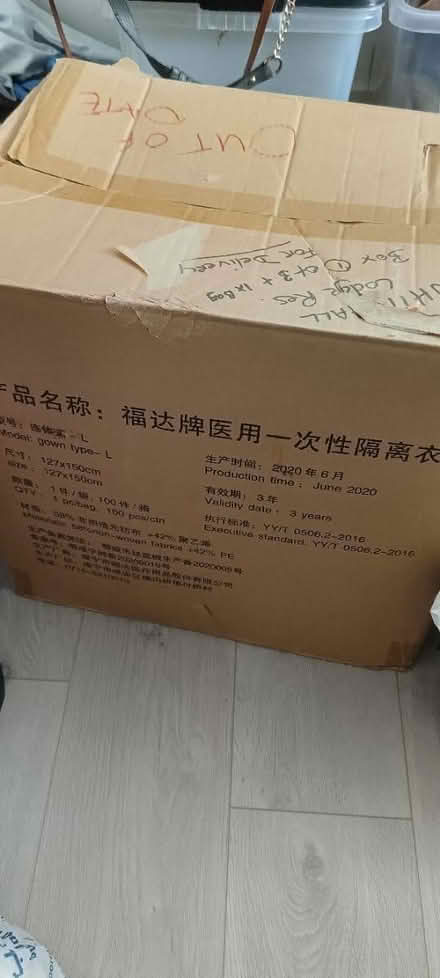 Photo of free Box of PPE overalls (Citywest) #1