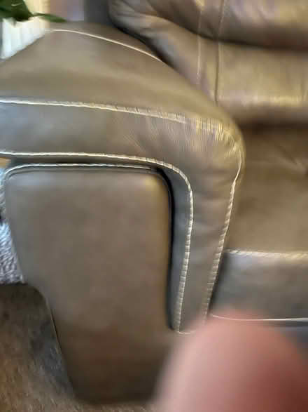 Photo of free Leather sofa (Hednesford WS11) #4