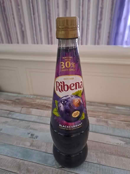 Photo of free Unopened Bottle of Blackcurrant Ribena 850ml (out of date) (Harefield SO19) #1