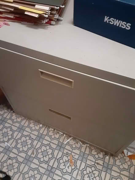 Photo of free 2 drawer lateral file cabinet (Jamaica Plain) #1