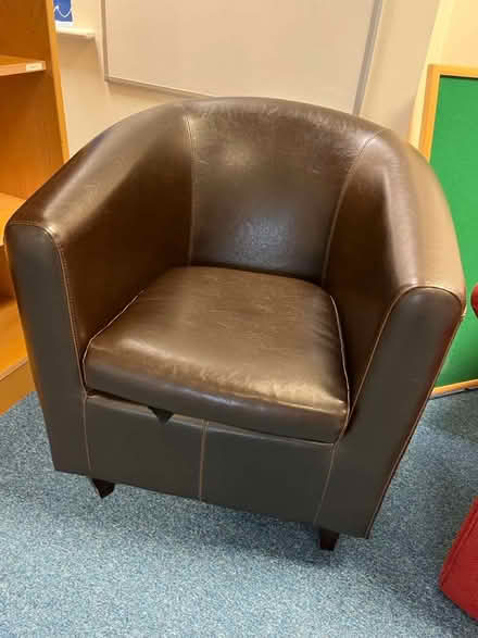 Photo of free 2 brown chairs (Trowbridge BA14) #1