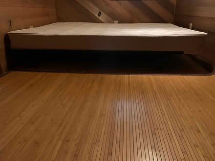 Photo of free Metal bed frame + queen boxspring (Milwaukie on Aldercrest Rd) #2