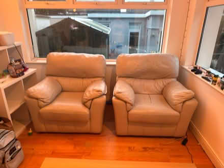 Photo of free Single seat leather couch (Dundrum) #4