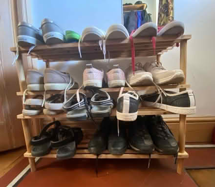 Photo of free 2 wooden shoe racks (Bathwick) #1