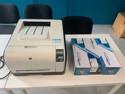 Photo of free HP Laserjet CP1525nw colour (defected) + 3 cartridges (Walton Manor OX2) #1