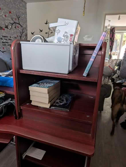 Photo of free Desk with storage (Silver End CM8) #2