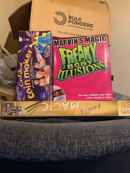 Photo of free 2 magic sets and a choc coin maker (Withington Hereford) #1