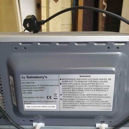 Photo of free old microwave (mansfield, NG18) #3
