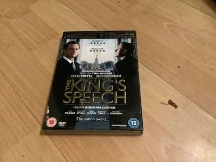 Photo of free The king’s speech DVD (Brampton S40) #1