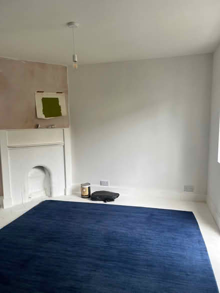 Photo of free Large blue rug (Royal Leamington Spa CV31) #1