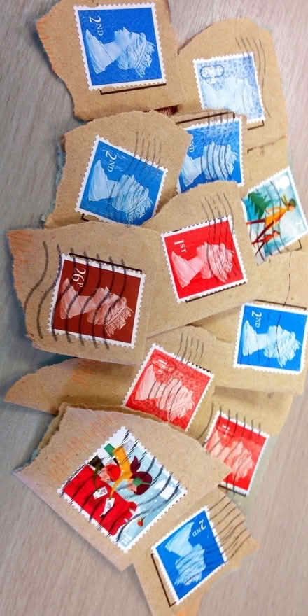 Photo of free Used stamps for charity (Bletchley MK2) #1