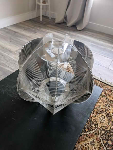 Photo of free Silver pendant lamp shade (Mosspark, Glasgow G52) #1