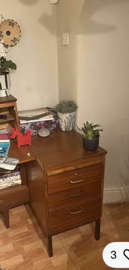 Photo of free Mid century end unit for desk (Milford DE56) #1
