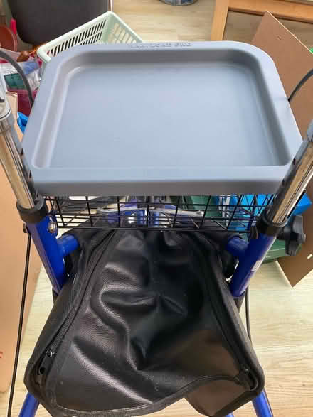 Photo of free Rollator 3 wheeled walker with tray, bag, basket (Hassocks BN6) #2