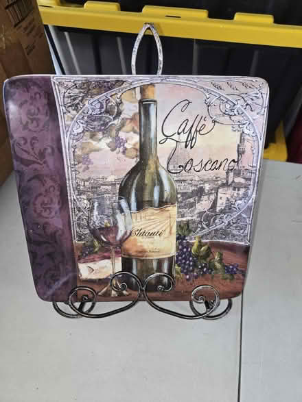Photo of free Serving plate with display easel (Stockbridge-Mt Zion Rd) #1