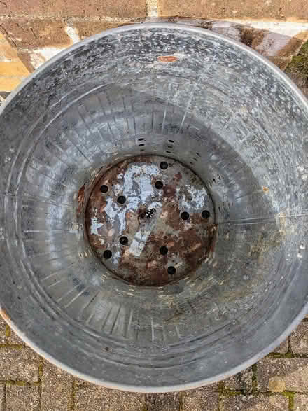 Photo of free Galvanised Incinerator Bin 80L (PL4 Greenbank.) #3