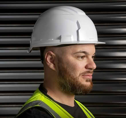 Photo of White Construction Hard Hat (prospect heights) #1