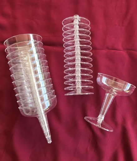 Photo of free Clear Plastic Champagne Glasses (Koreatown - Normandie/Beverly) #2