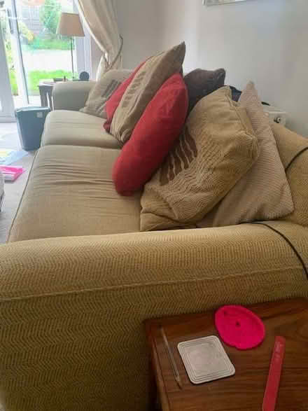 Photo of free sofa, pouffe and one chair (Didsbury M20) #3
