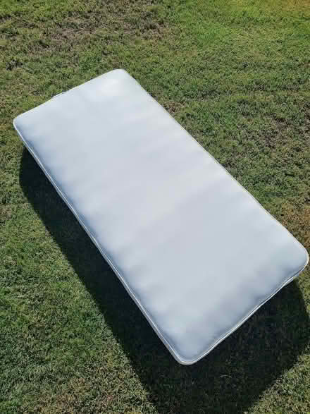 Photo of free Cot mattress (West Parley BH22 8) #1