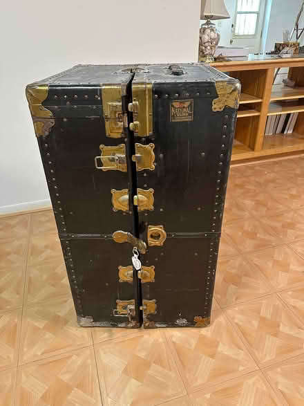 Photo of free Vintage steamer trunk (South Bowie) #1