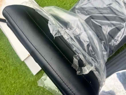 Photo of free 2 Black bar leather bar chair (Streatham Vale) #3