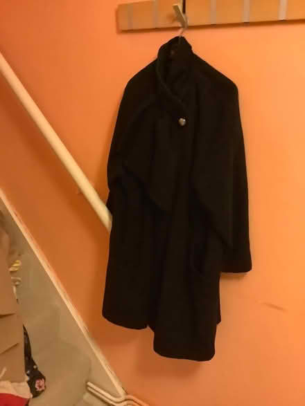 Photo of free Lady’s warm black wool coat (Birmingham B38) #1