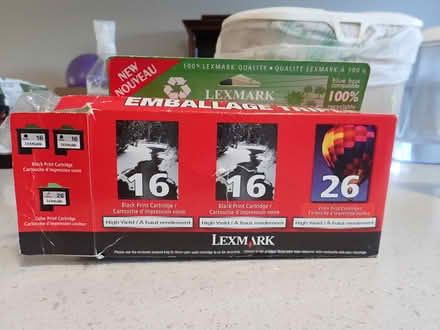 Photo of free Lexmark 16, 26, 27 ink cartridges (Bathurst and Eglinton) #1