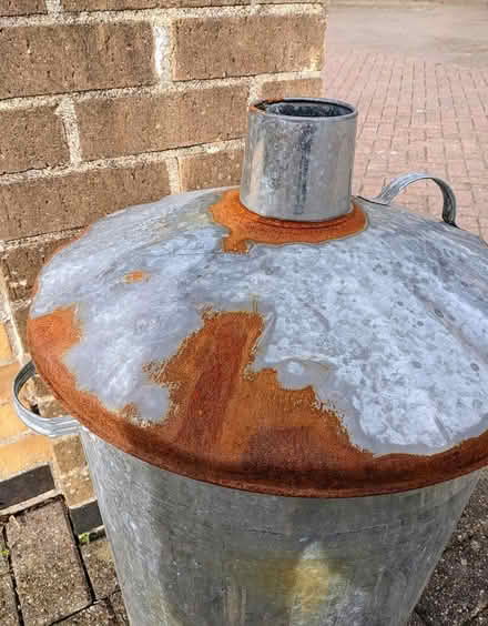 Photo of free Galvanised Incinerator Bin 80L (PL4 Greenbank.) #2
