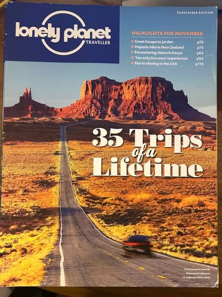 Photo of free Lonely Planet travel magazines (Pallet Hill CA11) #1