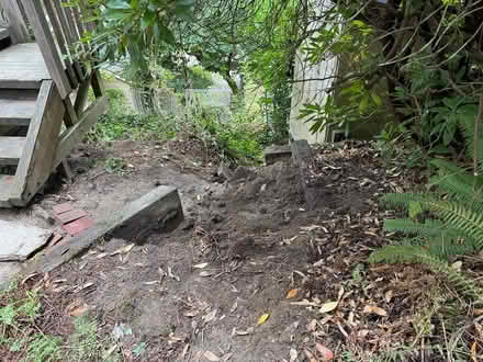 Photo of Burlap bags or landscaping material (Madrone, Leschi) #1