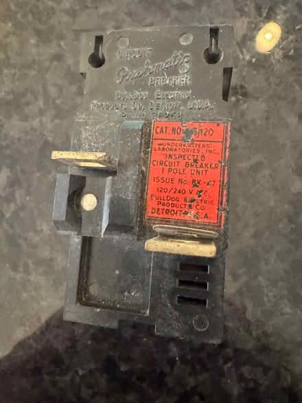 Photo of free 20 AMP breaker (Chevy Chase, DC) #2