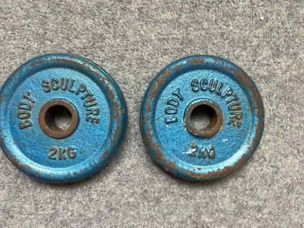 Photo of free Weights. 2 x 2kg. Metal (Hove BN3) #1