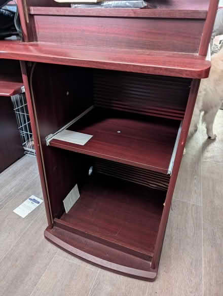 Photo of free Desk with storage (Silver End CM8) #3