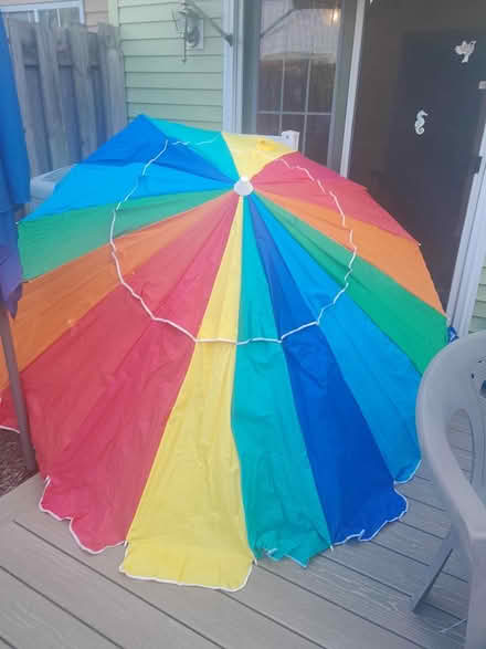 Photo of free beach umbrella (Amber meadows 21702) #1