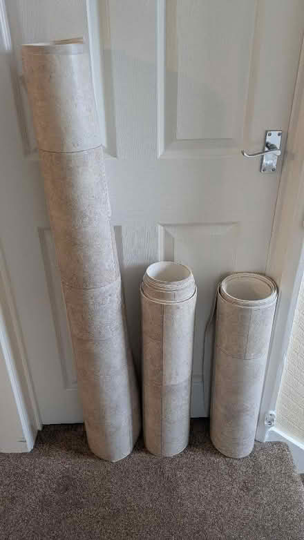 Photo of free 3 rolls of fabric backed vinyl (Werrington) #1