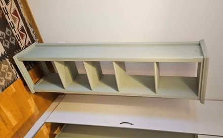 Photo of free Tall wooden shelves (Newington Green N1) #1