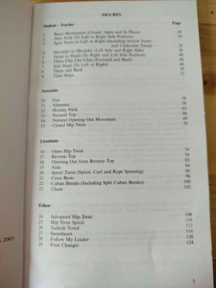 Photo of free Latin American Technic Dance Books (Fallside G71) #3