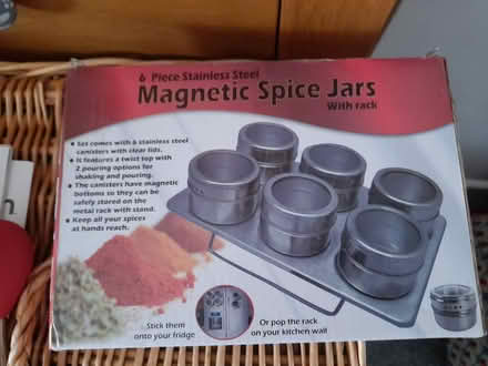 Photo of free Magnetic spice jars (Cookhill B49) #1