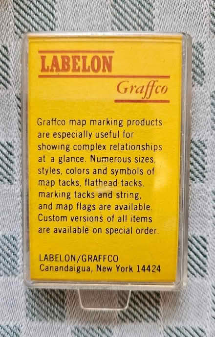 Photo of free Vintage map pins (Wallingford) #2