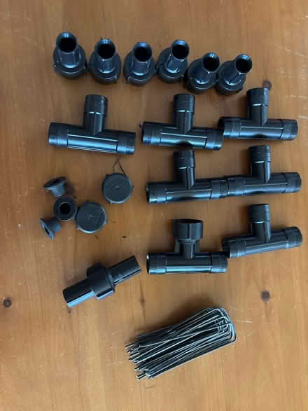 Photo of free Soaker hose fittings, and anchors (Darien) #1