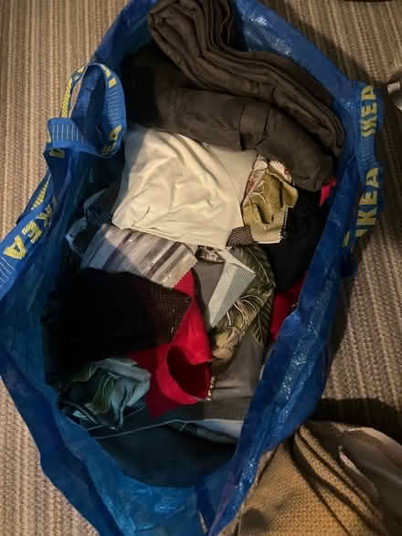 Photo of free Large bag scrap fabric and old curtains (City of Bristol BS2) #1
