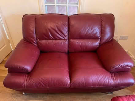 Photo of free Leather Sofa (Sallins) #2