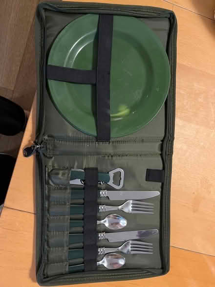 Photo of free Camping cutlery and plates (Woodley RG6) #1